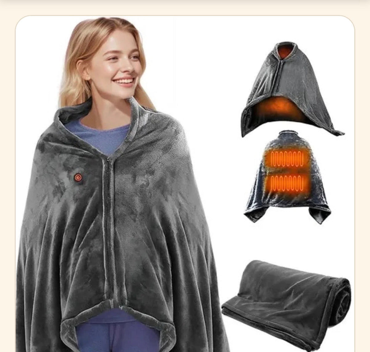 Toastloft heated wrap shawl 5