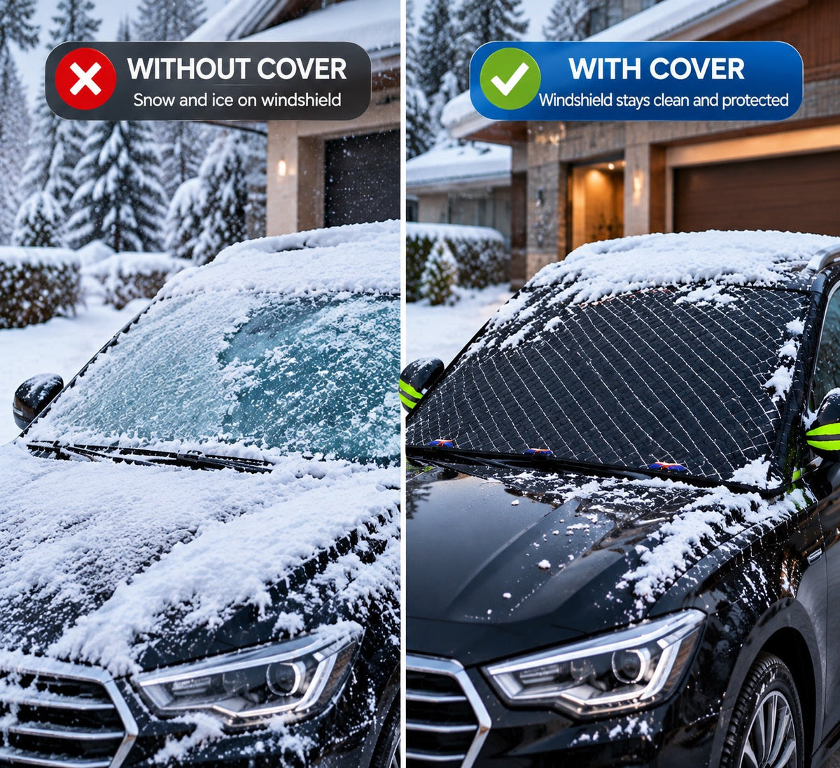 Toastloft magnetic windshield frost cover 4