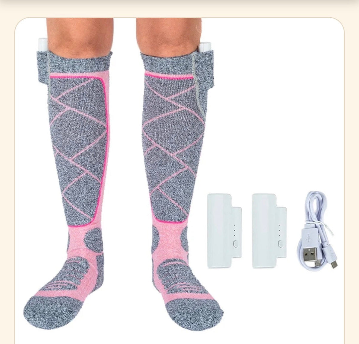 Toastloft rechargeable heated socks 1