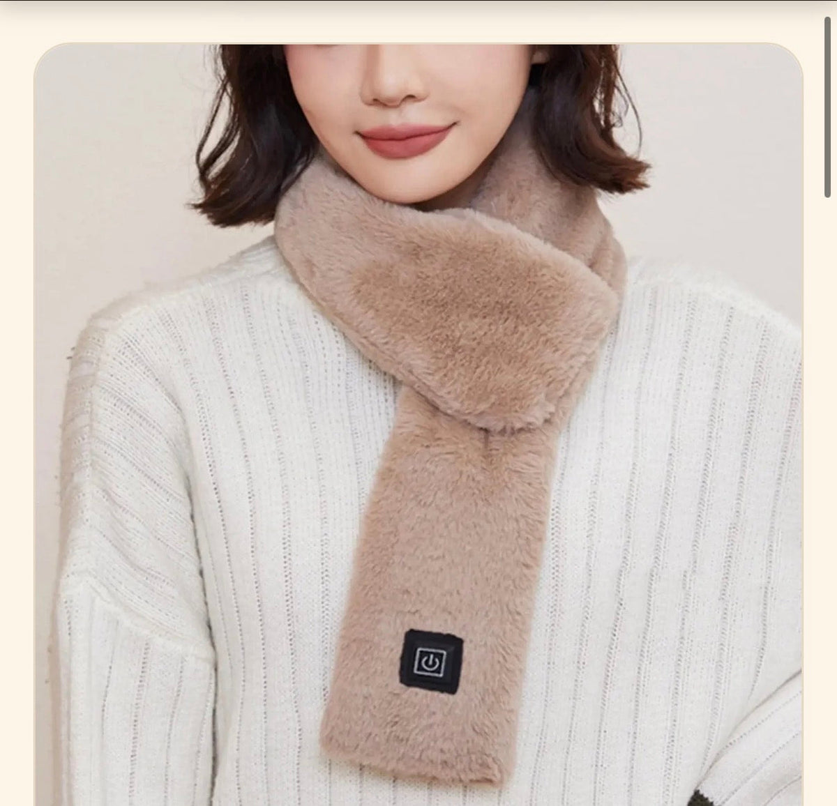 Looks like a scarf. Feels like a hug.